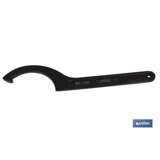 Comprar LLAVE DE GANCHO 95-100 MM (PACK: 1  Cofan | almacendeferreteriacor.es