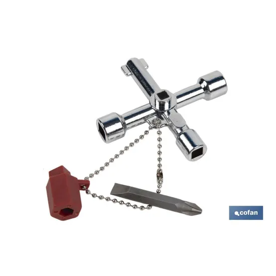 Comprar LLAVE DE CABINA 7 PERFILES (PACK: 1 Cofan | almacendeferreteriacor.es