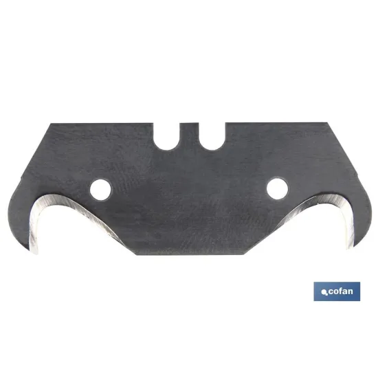Comprar PACK 5 CUCHILLAS TIPO GANCHO CUTTER Cofan | almacendeferreteriacor.es