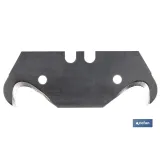 Comprar PACK 5 CUCHILLAS TIPO GANCHO CUTTER Cofan | almacendeferreteriacor.es