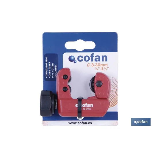 Comprar CORTATUBOS MINI ZAMAK 3-30MM (PACK: Cofan | almacendeferreteriacor.es