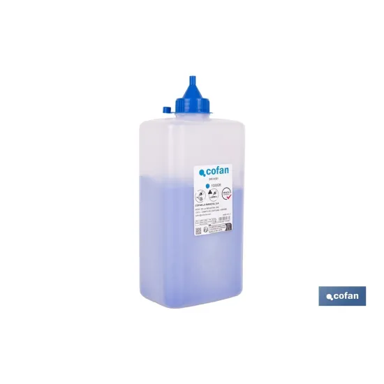 Comprar FRASCO DE POLVO AZUL 1000 GRS (PACK Cofan | almacendeferreteriacor.es