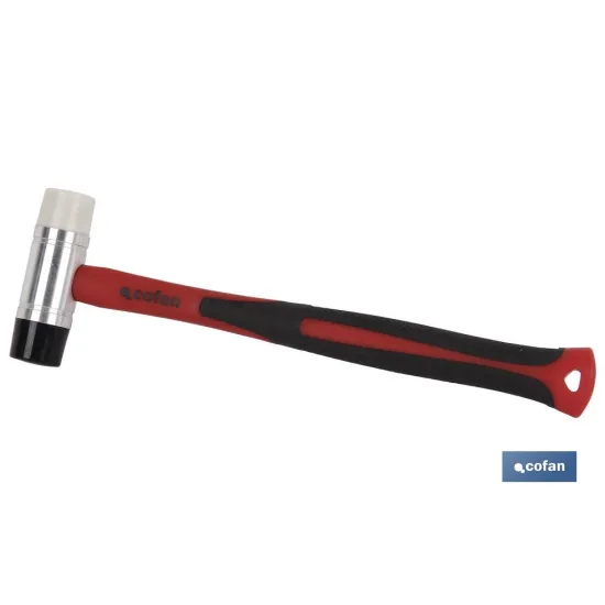 Comprar MARTILLO NYLON/PU Ø28 MM CON MANGO  Cofan | almacendeferreteriacor.es