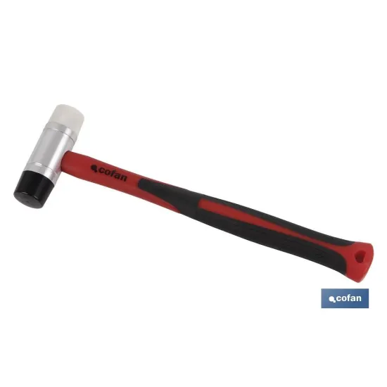 Comprar MARTILLO NYLON/PU Ø35 MM CON MANGO  Cofan | almacendeferreteriacor.es