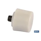 Comprar CABEZAL MARTILLO DE NYLON BLANCO Ø3 Cofan | almacendeferreteriacor.es