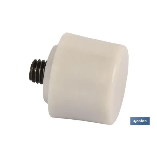 Comprar CABEZAL MARTILLO DE PU NEGRO Ø35 MM Cofan | almacendeferreteriacor.es