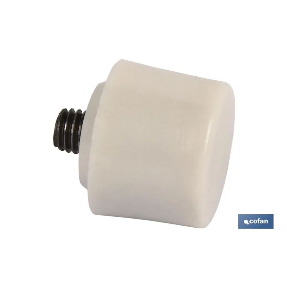 Comprar CABEZAL MARTILLO DE PU NEGRO Ø35 MM Cofan | almacendeferreteriacor.es