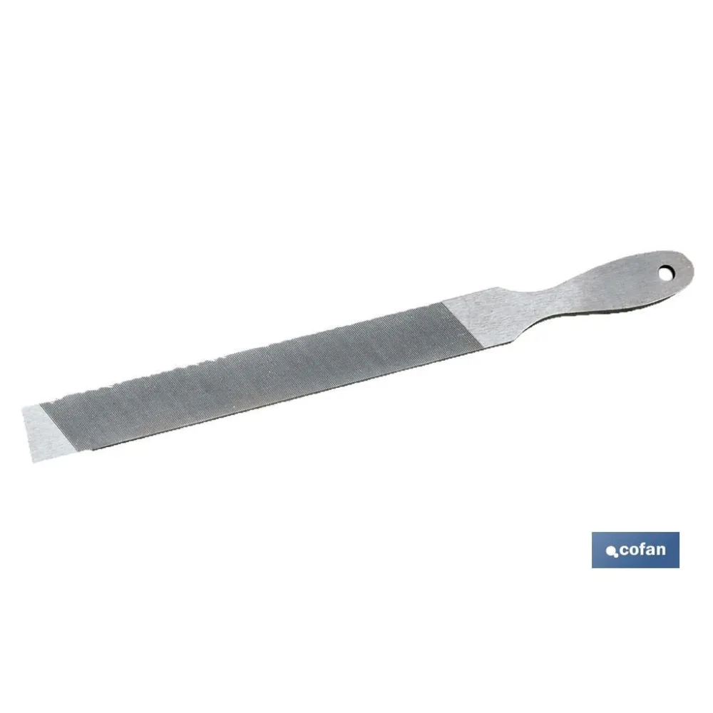 Comprar LIMA PLANA MANGO METAL 200mm GR-16  Cofan | almacendeferreteriacor.es