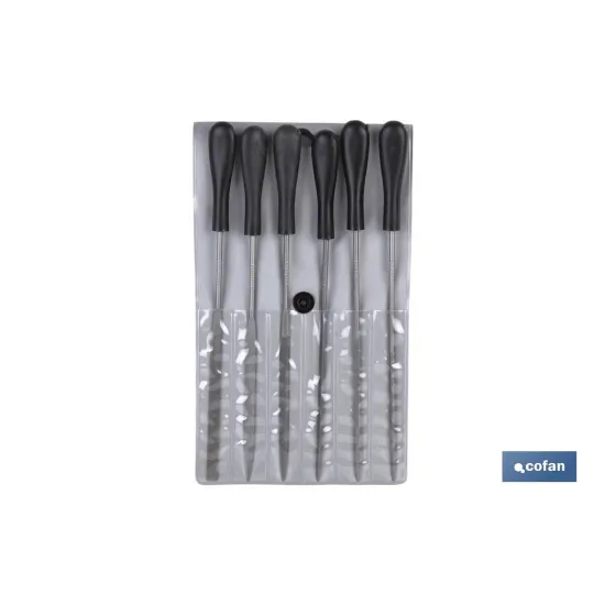Comprar JUEGO DE LIMAS DE AGUJA 160 MM 6 UD Cofan | almacendeferreteriacor.es