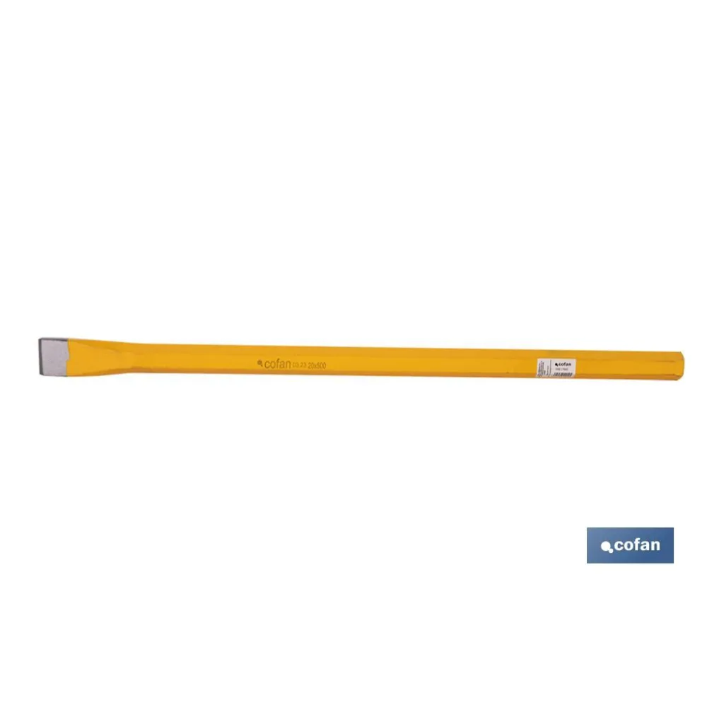 Comprar CINCEL HEXAGONAL 26X18X350 (PACK: 1 Cofan | almacendeferreteriacor.es