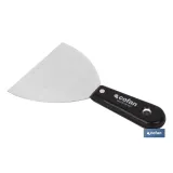 Comprar ESPATULA INOX CON MANGO ABS 120MM ( Cofan | almacendeferreteriacor.es