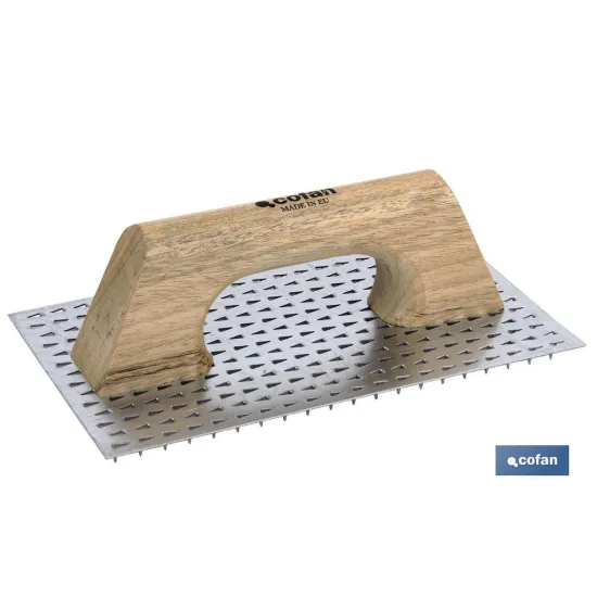 Comprar LLANA RASCADOR MONOCAPA 250x150 mm  Cofan | almacendeferreteriacor.es