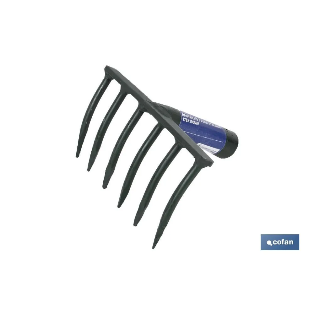 Comprar RASTRILLO 12 PUAS FORJADO 375X100MM Cofan | almacendeferreteriacor.es
