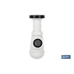 SIFÓN BOTELLA CON SALIDA Ø32-40 Y VÁLVULA LAVABO BIDÉ 1 1/2 x 70