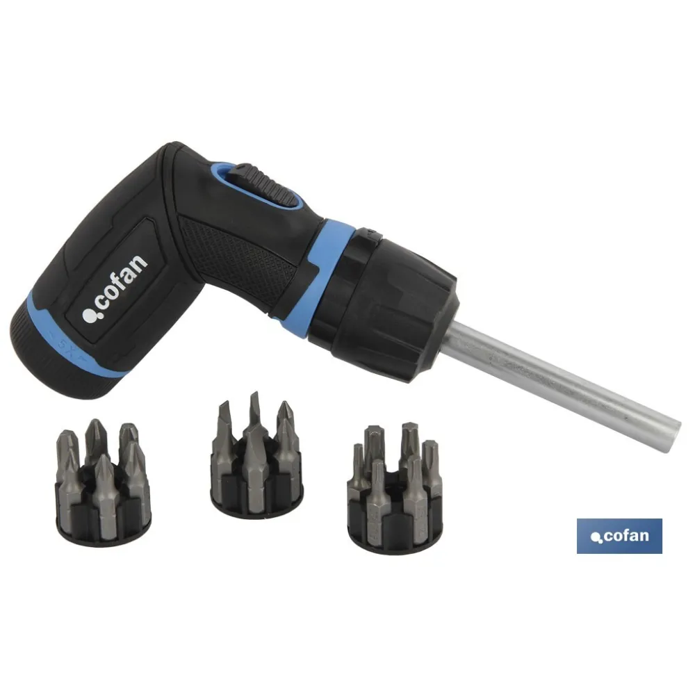 Comprar SET DESTORN. CARRACA T 19 PCS CONVE Cofan | almacendeferreteriacor.es
