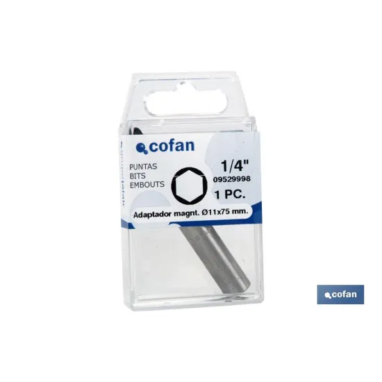Comprar ADAPTADOR PUNTAS DESTORN. 1/4x11x75 Cofan | almacendeferreteriacor.es