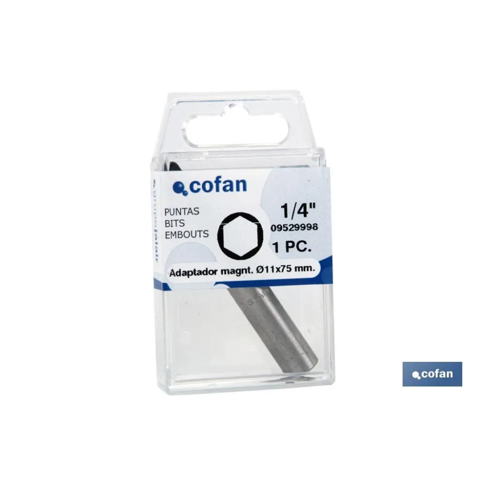 Comprar ADAPTADOR PUNTAS DESTORN. 1/4x11x75 Cofan | almacendeferreteriacor.es