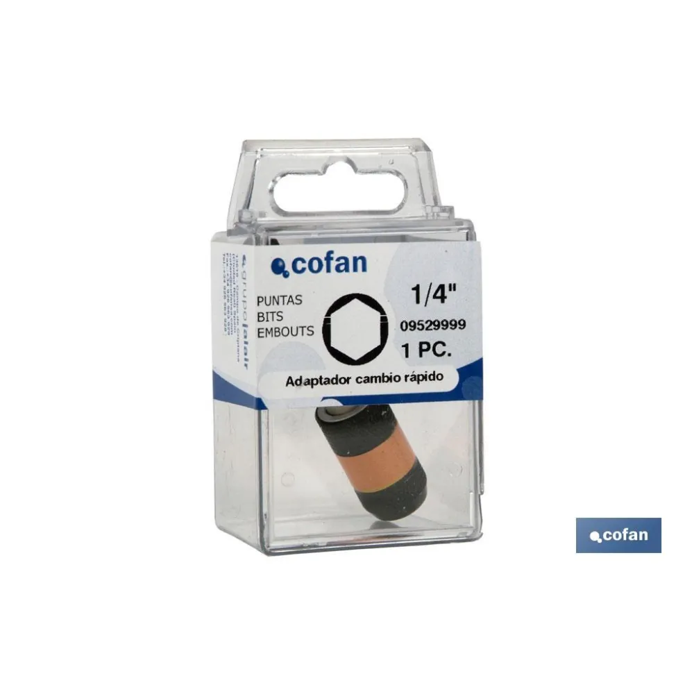 Comprar ADAPTADOR PUNTAS DESTORN.AUTO 1/4x7 Cofan | almacendeferreteriacor.es