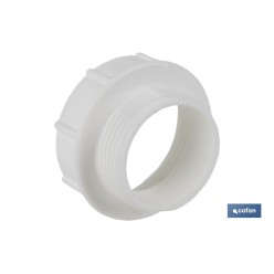 ADAPTADOR CONVERTIDOR 1 1/4 MACHO - 1 1/2 HEMBRA PARA TUBO FLEXIBLE