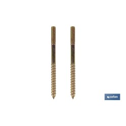 SET 2 PCS TORNILLOS VERTICALES FIJACIÓN INODORO 5 X 75
