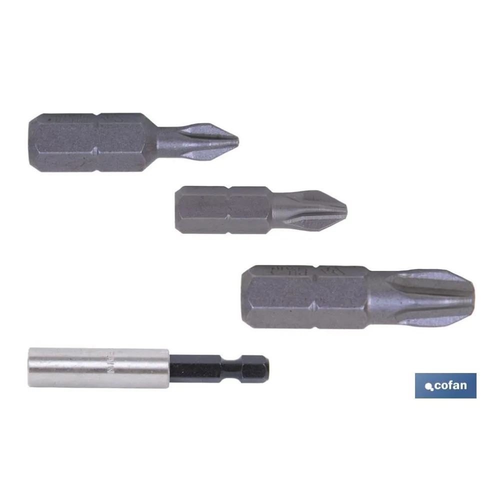 Comprar SURTIDO PUNTAS 1/4 PH-1-2-3X25+ADAP Cofan | almacendeferreteriacor.es