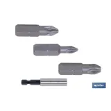 Comprar SURTIDO PUNTAS 1/4 PZ-1-2-3X25 + AD Cofan | almacendeferreteriacor.es