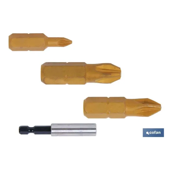 Comprar SURTIDO PUNTAS 1/4 TIN PZ-1-2-3X25+ Cofan | almacendeferreteriacor.es