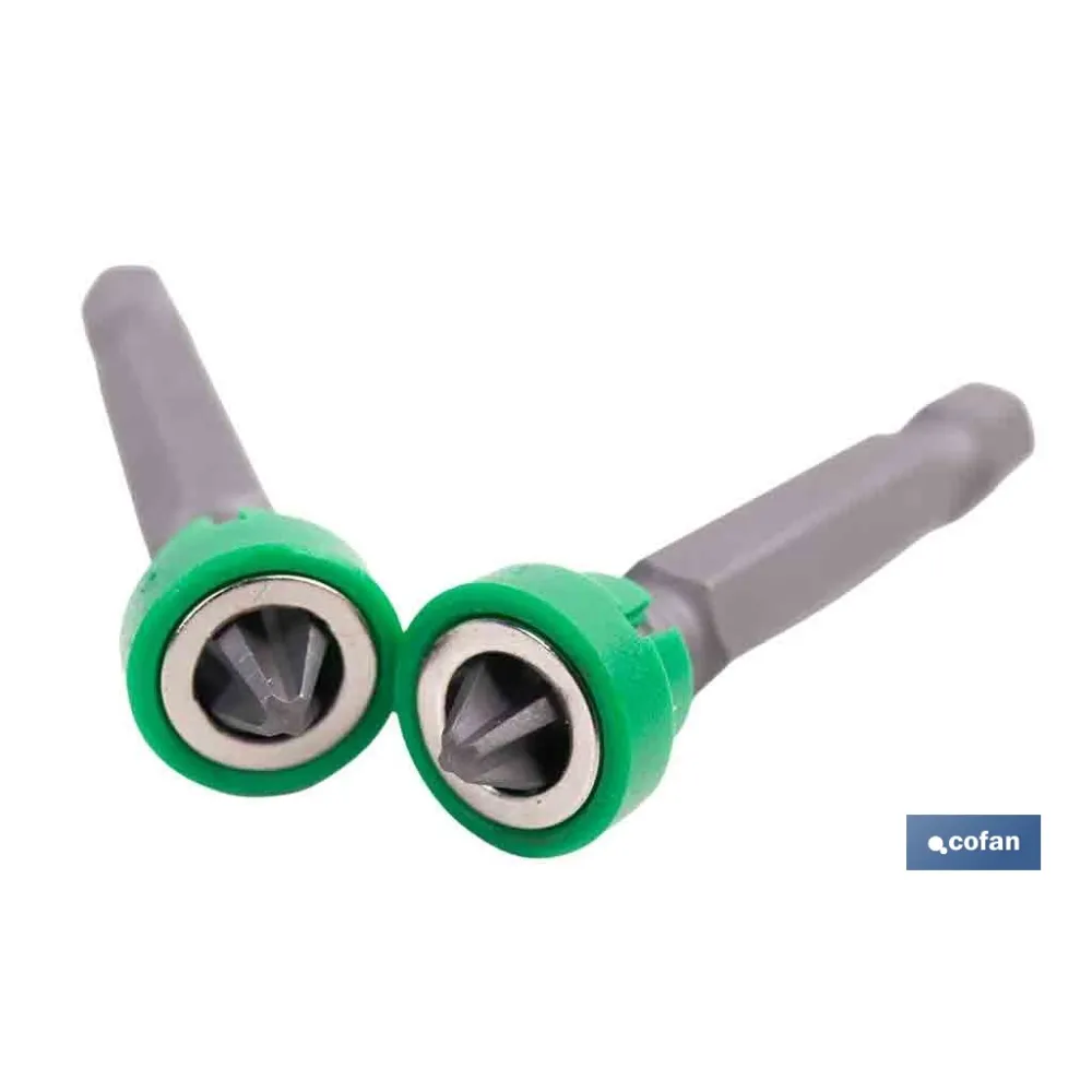 Comprar SET 2 PUNTAS 1/4 C/MAGNETISMO PH-2  Cofan | almacendeferreteriacor.es