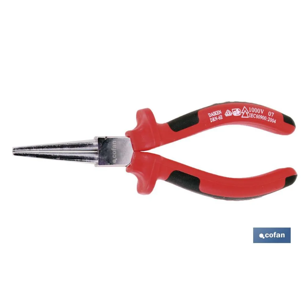 Comprar ALICATE BOCA REDONDA 1000V 6 (160MM Cofan | almacendeferreteriacor.es