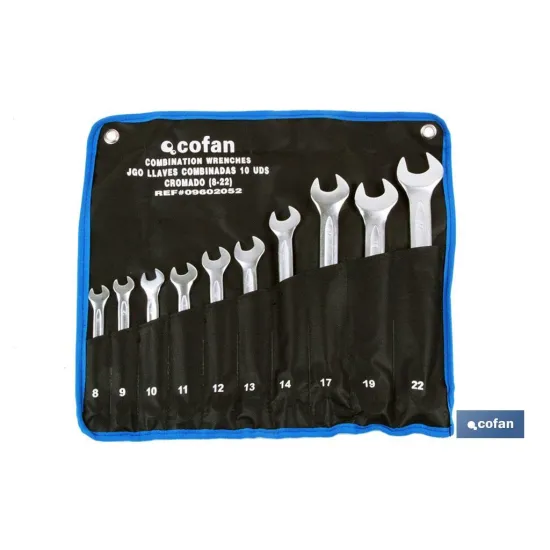 Comprar SET 17 PCS LLAVES COMBINADAS DE 6 A Cofan | almacendeferreteriacor.es