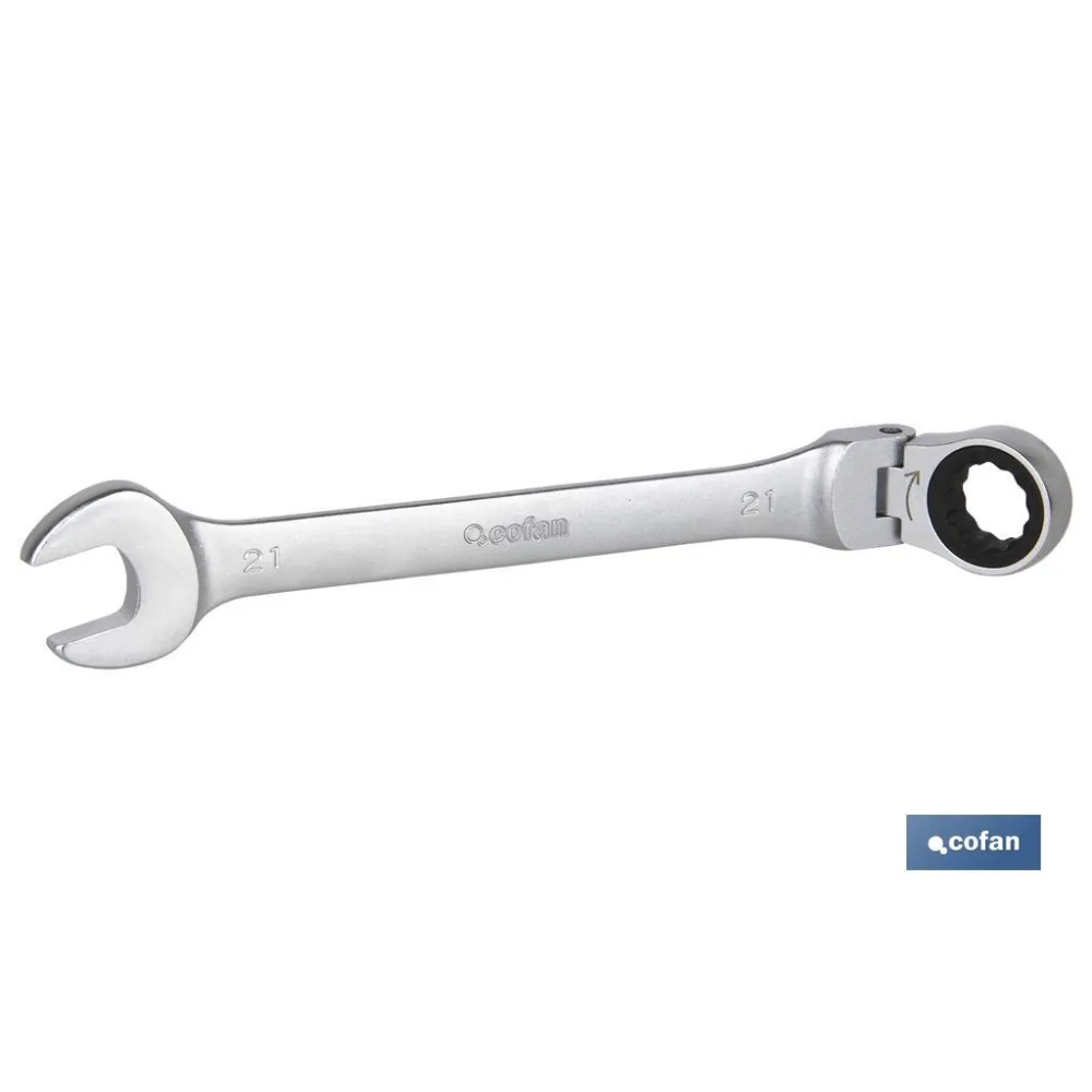 Comprar LLAVE COMBINADA ARTICULADA 180º DE  Cofan | almacendeferreteriacor.es
