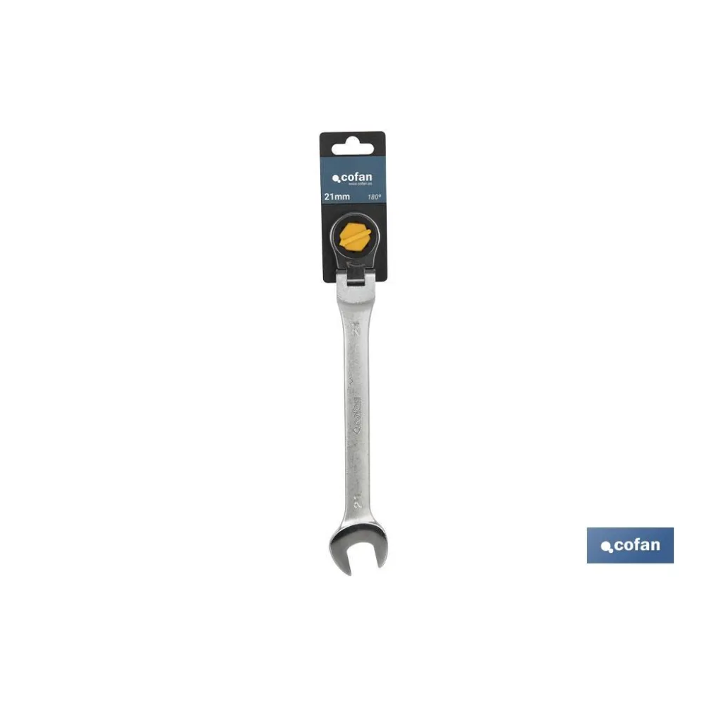 Comprar LLAVE COMBINADA ARTICULADA 180º DE  Cofan | almacendeferreteriacor.es