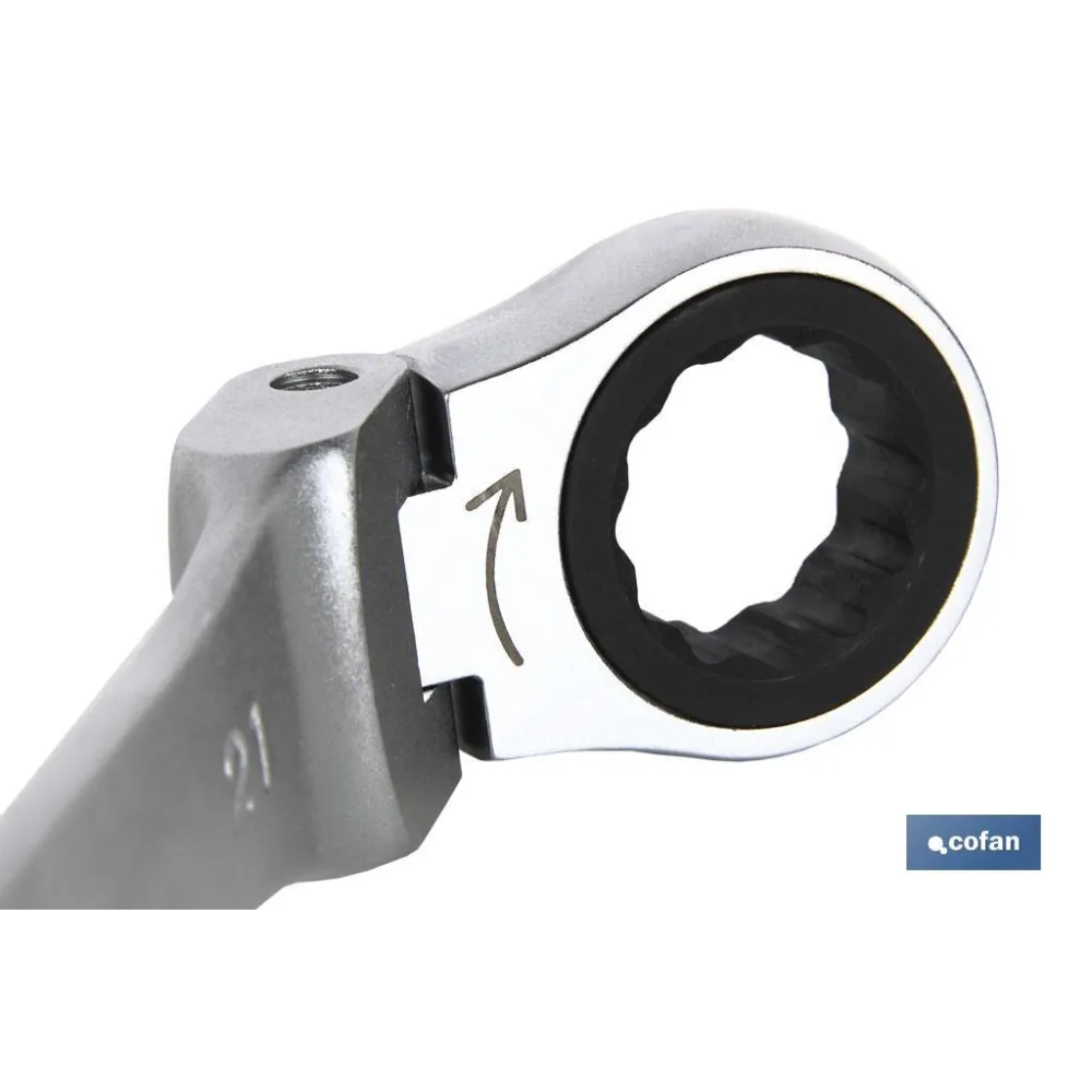 Comprar LLAVE COMBINADA ARTICULADA 180º DE  Cofan | almacendeferreteriacor.es