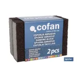 Comprar PACK 2 UNDS ESPONJA TACO DE LIJA GR Cofan | almacendeferreteriacor.es