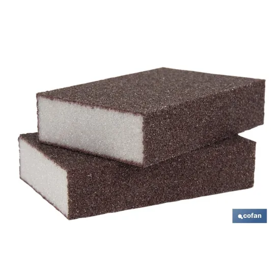 Comprar PACK 2 UNDS ESPONJA TACO DE LIJA GR Cofan | almacendeferreteriacor.es