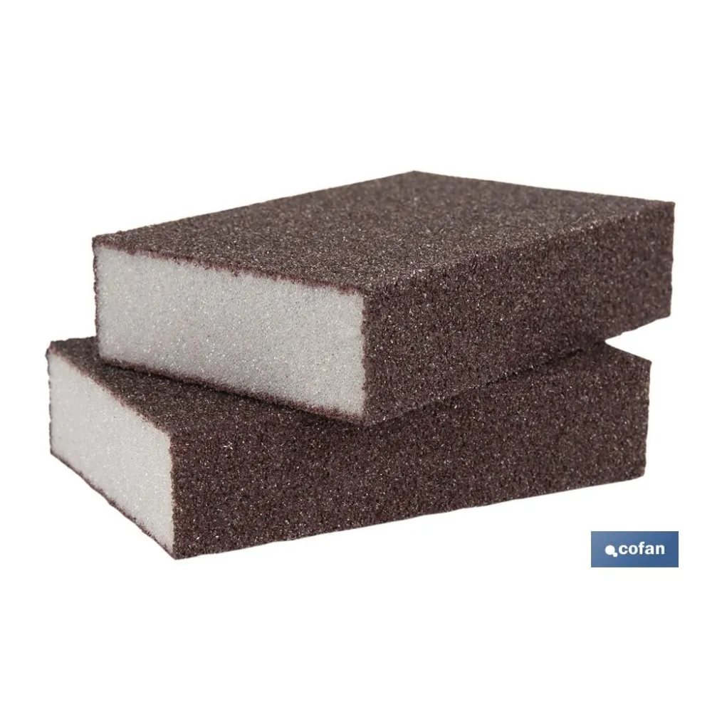 Comprar PACK 2 UNDS ESPONJA TACO DE LIJA GR Cofan | almacendeferreteriacor.es