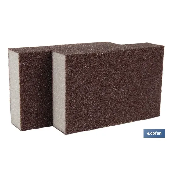 Comprar PACK 2 UNDS ESPONJA TACO DE LIJA GR Cofan | almacendeferreteriacor.es