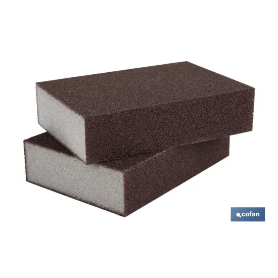 Comprar PACK 2 UNDS ESPONJA TACO DE LIJA GR Cofan | almacendeferreteriacor.es