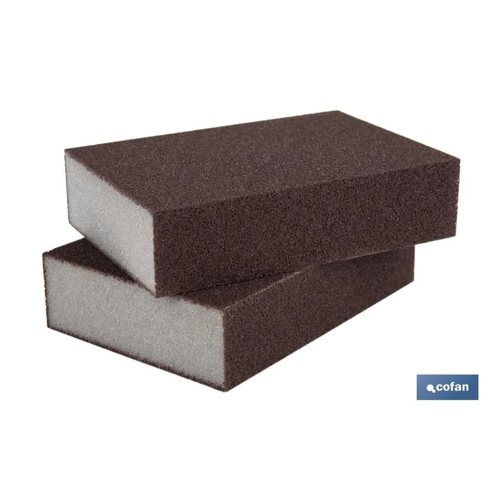 Comprar PACK 2 UNDS ESPONJA TACO DE LIJA GR Cofan | almacendeferreteriacor.es