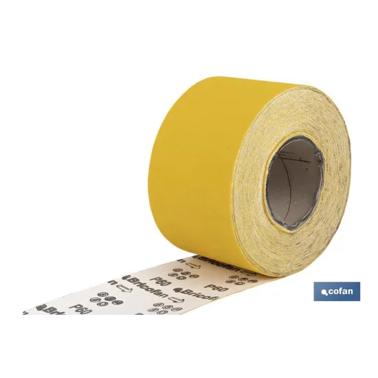 Comprar ROLLO LIJA DE PAPEL 100 X 25 M. G.6 Cofan | almacendeferreteriacor.es