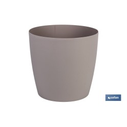 MACETA CAMELIA COLOR CREMA 35X33CM