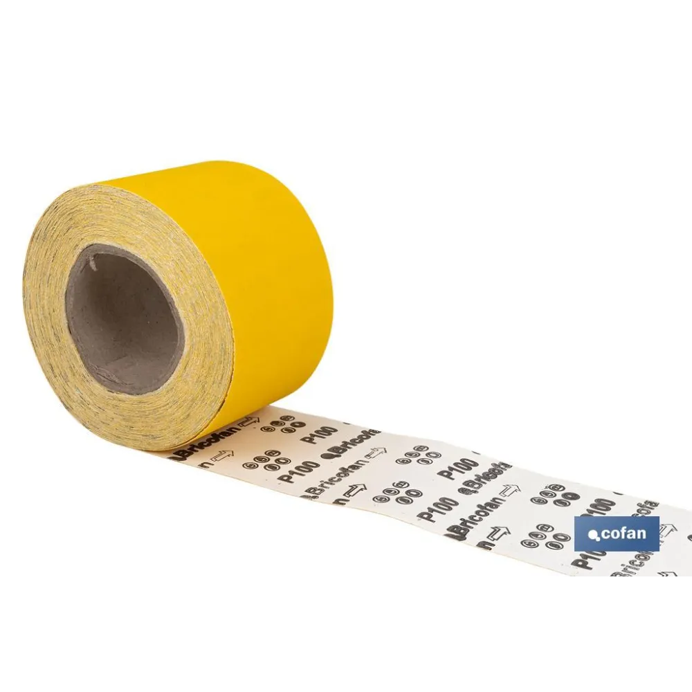 Comprar ROLLO LIJA DE PAPEL 100 X 25 M. G.1 Cofan | almacendeferreteriacor.es