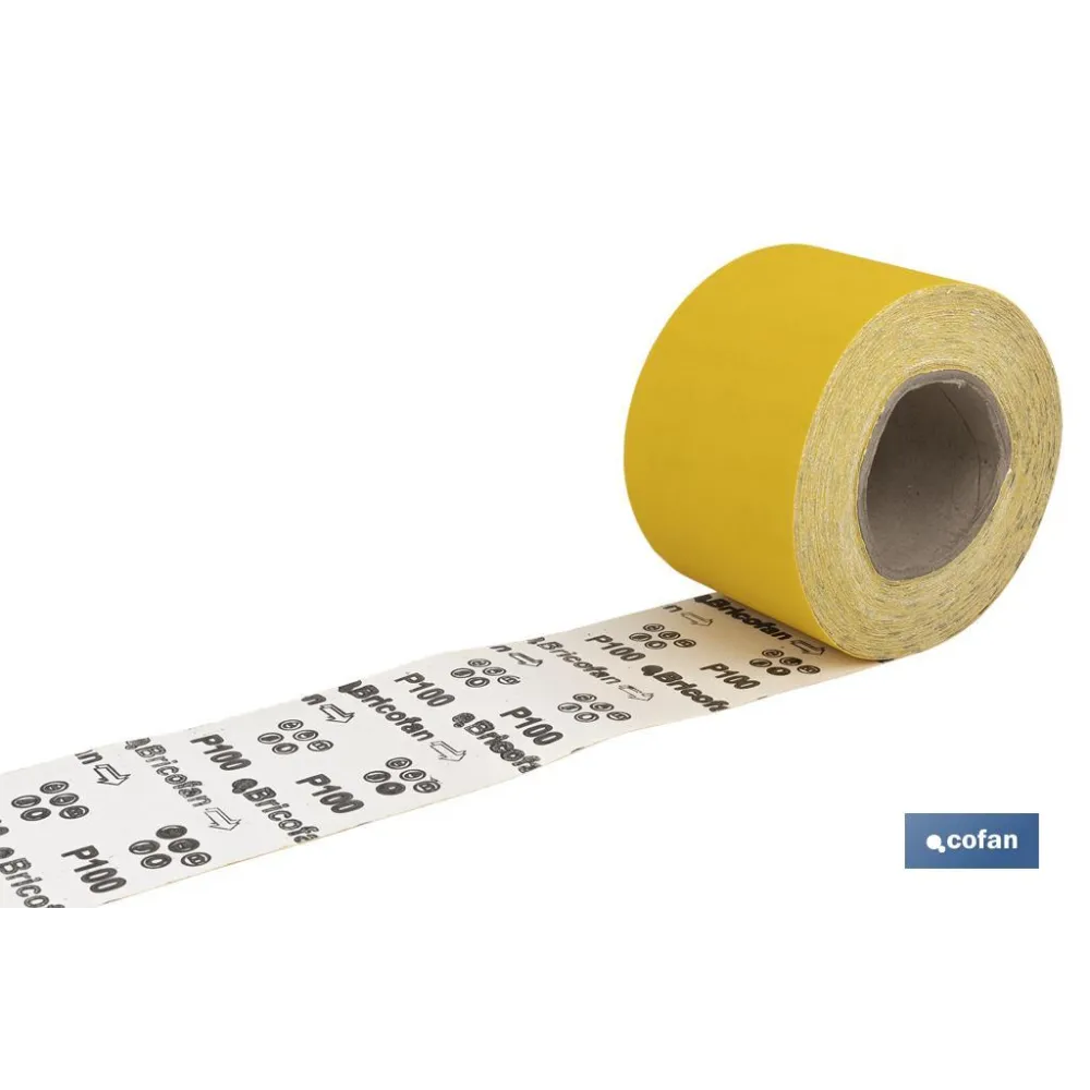 Comprar ROLLO LIJA DE PAPEL 100 X 25 M. G.1 Cofan | almacendeferreteriacor.es