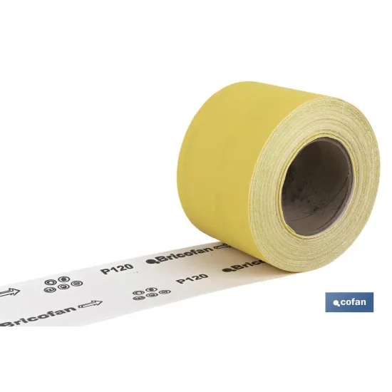 Comprar ROLLO LIJA DE PAPEL 100 X 25 M. G.1 Cofan | almacendeferreteriacor.es