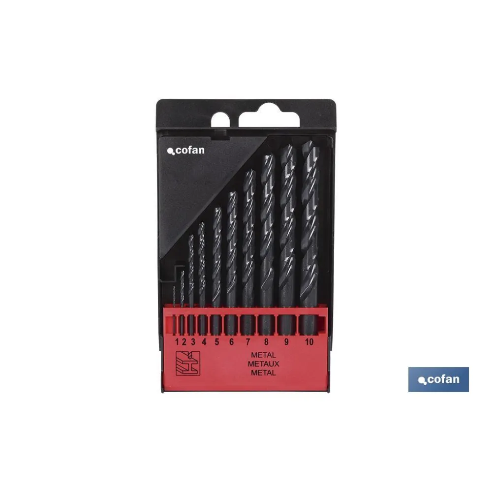 Comprar ESTUCHE BROCAS HSS - MEDIDAS: 2 - 8 Cofan | almacendeferreteriacor.es
