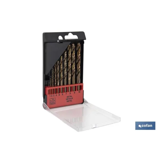 Comprar ESTUCHE BROCAS HSS-CO - MEDIDAS: 1- Cofan | almacendeferreteriacor.es