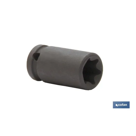 Comprar VASO IMPACTO 1/4 TORX E-8 (PACK: 1  Cofan | almacendeferreteriacor.es