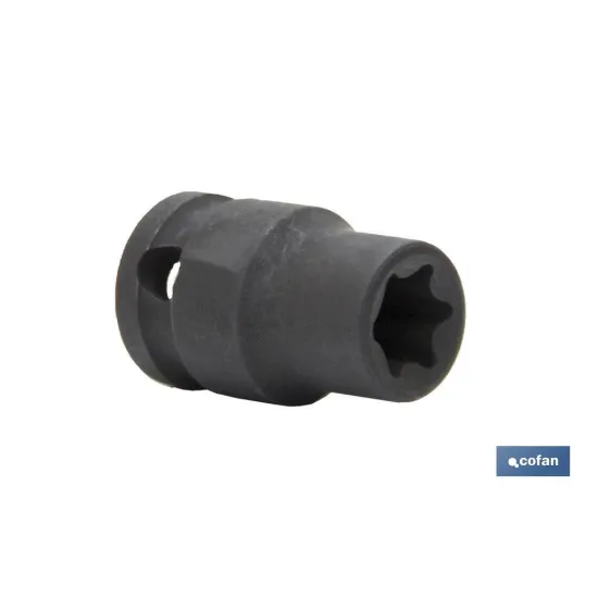 Comprar VASO IMPACTO 3/8 TORX E-6 (PACK: 1  Cofan | almacendeferreteriacor.es