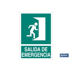 SEÑAL LUMINISCENTE 210X148MM.