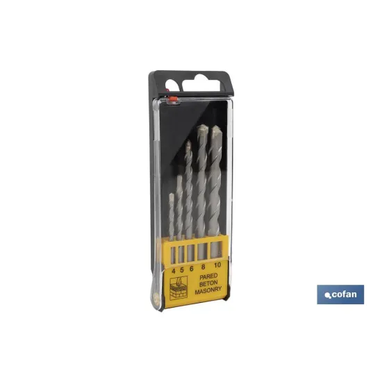 Comprar JGO. DE 5 BROCAS PROFES. PARA MUROS Cofan | almacendeferreteriacor.es